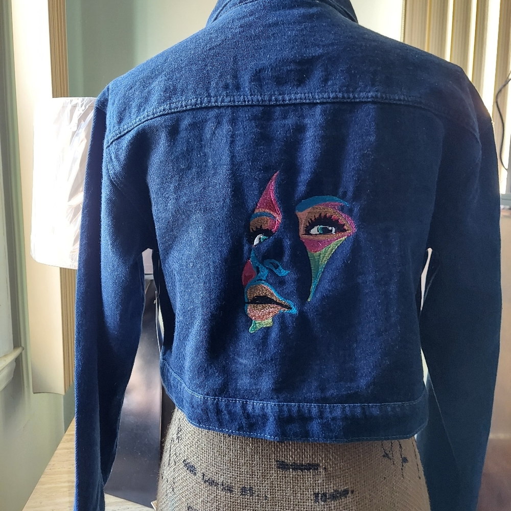 Blue Jean Jacket  Please read Info.